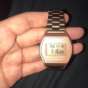 Casio copper vintage digital watch